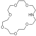 CAS#: 66843-21-8， 1,4,7,10,13,16-Hexaoxa-19-Azacyclohenicosane