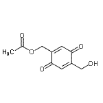 CAS#: 668462-09-7， [4-(Hydroxymethyl)-3,6-dioxo-1,4-cyclohexadien-1-yl]methyl acetate