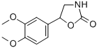 CAS 登录号：66892-82-8， 5-(3,4-二甲氧基苯基)恶唑烷-2-酮