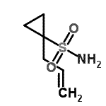 结构式 CAS# 669008-28-0, 1-烯丙基环丙烷磺酰胺