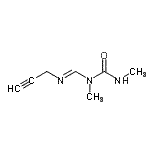 CAS#: 669053-27-4， 1,3-Dimethyl-1-[(E)-(2-propyn-1-ylimino)methyl]urea