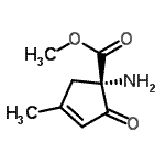 CAS#: 669060-21-3， Methyl (1S)-1-amino-4-methyl-2-oxo-3-cyclopentene-1-carboxylate