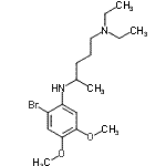 CAS#: 66910-68-7， N<sup>4</sup>-(2-Bromo-4,5-dimethoxyphenyl)-N<sup>1</sup>,N<sup>1</sup>-diethyl-1,4-pentanediamine
