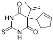 CAS 登录号：66940-67-8， 5-(2-环戊烯基)-2,3-二氢-5-(1-甲基乙烯基)-2-硫代-4,6(1H,5H)-嘧啶二酮