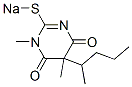 CAS#: 66941-09-1， 1,5-Dimethyl-5-(1-Methylbutyl)-2-Sodiothio-4,6(1H,5H)-Pyrimidinedione
