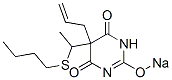 CAS#: 66941-53-5， 5-Allyl-5-[1-(Butylthio)Ethyl]-2-Sodiooxy-4,6(1H,5H)-Pyrimidinedione