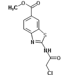 CAS#: 66947-90-8， Methyl 2-[(chloroacetyl)amino]-1,3-benzothiazole-6-carboxylate