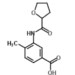 CAS#: 669704-14-7， 4-Methyl-3-[(tetrahydro-2-furanylcarbonyl)amino]benzoic acid