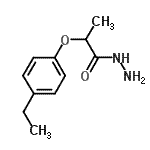 结构式 CAS# 669705-42-4, 2-(4-乙基苯氧基)丙酰肼