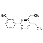 CAS#: 669707-21-5， 5,6-Diethyl-3-(6-methyl-2-pyridinyl)-1,2,4-triazine