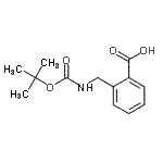 CAS#: 669713-61-5， 2-[({[(2-Methyl-2-propanyl)oxy]carbonyl}amino)methyl]benzoic acid