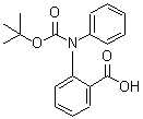 CAS#: 669713-65-9， 2-[{[(2-Methyl-2-propanyl)oxy]carbonyl}(phenyl)amino]benzoic acid