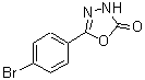 结构式 CAS# 669715-28-0, 5-(4-溴苯基)-1,3,4-恶二唑-2(3H)-酮