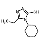 CAS#: 669744-12-1， 4-Cyclohexyl-5-ethyl-2,4-dihydro-3H-1,2,4-triazole-3-thione