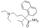 CAS 登录号：6699-09-8， alpha-[3-(二乙基氨基)丙基]-alpha-(1-甲基乙基)-1-萘乙酰胺