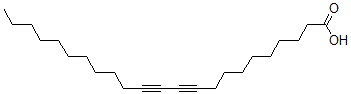 structure of CAS# 66990-30-5, 10,12-Tricosadiynoic Acid;10,12-TRICOSADIYNOIC ACID