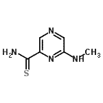 CAS#: 66996-92-7， 6-(Methylamino)-2-pyrazinecarbothioamide