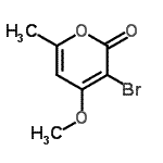 CAS#: 670-35-9， 3-Bromo-4-Methoxy-6-Methyl-2H-Pyran-2-One