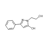 CAS#: 67000-28-6， 1-(2-Hydroxyethyl)-3-phenyl-1H-pyrazol-5-ol
