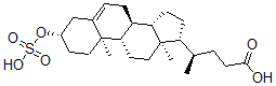 CAS#: 67030-47-1， 3-Hydroxy-5-Cholen-24-Oic Acid 3-Sulfate Ester