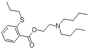 CAS 登录号：67031-75-8， 2-(二丁基氨基)乙基 2-(丙硫基)苯甲酸酯