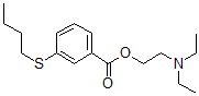 CAS 登录号：67032-49-9， 2-(二乙基氨基)乙基 3-(丁基硫代)苯甲酸酯