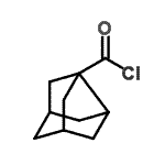 structure of CAS# 67064-09-9, Tricyclo[3.3.1.0<sup>3,7</sup>]nonane-3-carbonyl chloride;3-Noradamantanecarbonyl chloride;3-Noradamantanoyl chloride;Hexahydro-2,5-methanopentalene-3a(1H)-carbonyl chloride