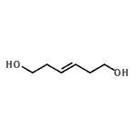 structure of CAS# 67077-43-4, (3E)-3-Hexene-1,6-diol;(3E)-3-HEXENE-1,6-DIOL;(3E)-3-Hexene-1,6-diol #;3-Hexene-1,6-diol
