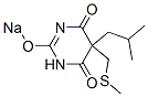 CAS#: 67114-26-5， 5-Isobutyl-5-(Methylthiomethyl)-2-Sodiooxy-4,6(1H,5H)-Pyrimidinedione