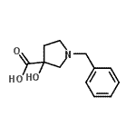 CAS#: 67117-22-0， 1-Benzyl-3-hydroxy-3-pyrrolidinecarboxylic acid