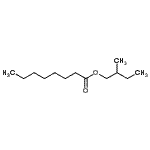 CAS#: 67121-39-5， 2-Methylbutyl octanoate