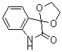 structure of CAS# 6714-68-7, Spiro[1,3-Dioxolane-2,3'-[3H]Indol]-2'(1'H)-One;Spiro[1,3-Dioxolane-2,3'-Indoline]-2'-One;2'-Spiro[1,3-Dioxolane-2,3'-Indoline]One;Indol-2(3H)-One, 3,3-Ethylenedioxy-