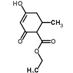 CAS#: 67174-68-9, ethyl 4-hydroxy-6-methyl-2-oxo-cyclohex-3-ene-1-carboxylate