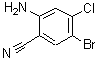 structure of CAS# 671795-60-1, 2-Amino-5-Bromo-4-Chloro-Benzonitrile;2-AMINO-5-BROMO-4-CHLOROBENZONITRILE