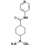 CAS#: 671817-36-0， 4-(1-Methylhydrazino)-N-(4-pyridinyl)cyclohexanecarboxamide