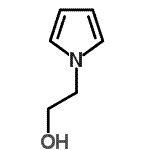 structure of CAS# 6719-02-4, 2-Pyrrol-1-Ylethanol;1-(2-Hydroxethyl)pyrrole;1-(2-Hydroxyethyl)-1H-pyrrole;1-(2-Hydroxyethyl)-1H-pyrrole 99%