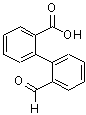 structure of CAS# 6720-26-9, 2'-Formyl-[1,1'-Biphenyl]-2-carboxylic Acid;2'-Formylbiphenyl-2-Carboxylic Acid(SALTDATA: FREE);2'-FORMYL[1,1'-BIPHENYL]-2-CARBOXYLIC ACID;2-(2-Formylphenyl)Benzoic Acid