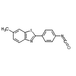 CAS#: 67229-93-0， 2-(4-Isocyanatophenyl)-6-methyl-1,3-benzothiazole