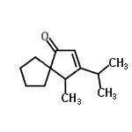 CAS#: 672295-30-6， 3-Isopropyl-4-methylspiro[4.4]non-2-en-1-one