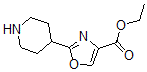 结构式 CAS# 672310-05-3, 2-(4-哌啶基)-4-恶唑羧酸乙酯