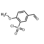 CAS#: 672310-18-8， 5-Formyl-2-methoxybenzenesulfonyl chloride