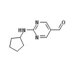 CAS#: 672325-83-6， 2-(cyclopentylamino)pyrimidine-5-carbaldehyde