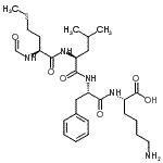 CAS#: 67247-11-4， N-Formyl-L-methionyl-L-leucyl-L-phenylalanyl-L-lysine