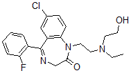CAS#: 67263-28-9， Hydroxyethylflurazepam