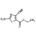 CAS#: 672926-42-0， Ethyl 2-amino-4-cyano-1,3-thiazole-5-carboxylate