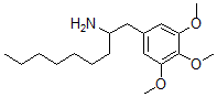 CAS#: 67293-51-0， alpha-Heptyl-3,4,5-Trimethoxybenzeneethanamine
