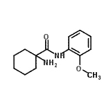 CAS 登录号：672961-49-8， 1-氨基-N-(2-甲氧基苯基)环己烷甲酰胺