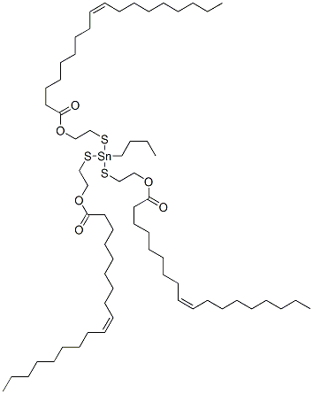 CAS#: 67361-76-6， (Butylstannylidyne)Tris(Thioethylene) Trioleate