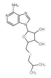 CAS 登录号:67377-76-8, 5'-脱氧-5'-(异丁基硫代)-3-去氮杂腺苷