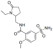 CAS#: 67381-53-7， N-((1-Ethyl-5-Oxo-2-Pyrrolidinyl)Methyl)-5-Sulfamoyl-2-Anisamide